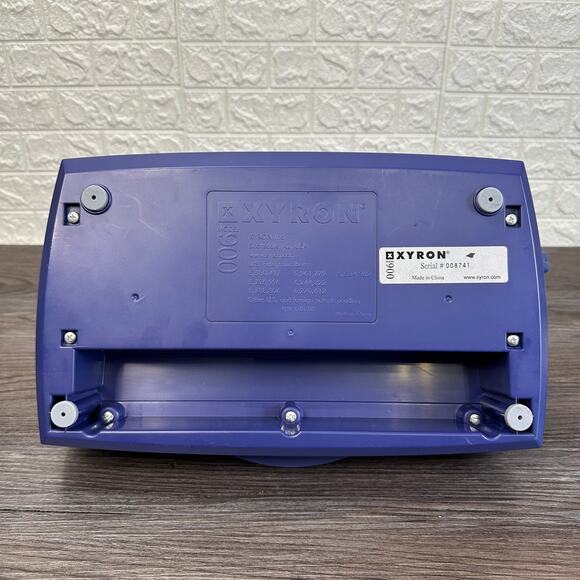 Xyron Model 900 Sticker Label Magnet Maker Laminator Machine Purple S/N 008741 - Picture 5 of 5